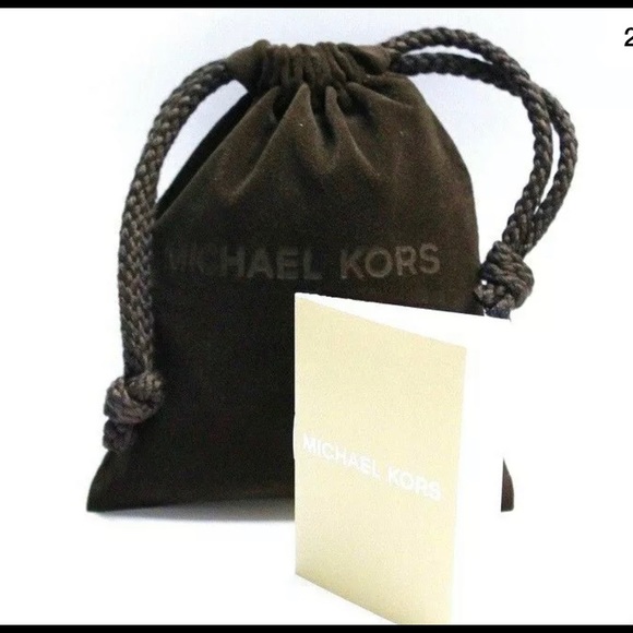 Michael Kors Leather Double Wrap Bracelet Brown - Picture 3 of 3